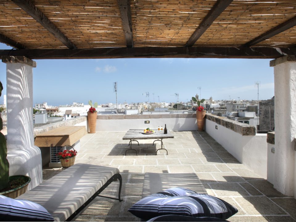 Terrazza con vista "il campanile" a Gagliano del Capo