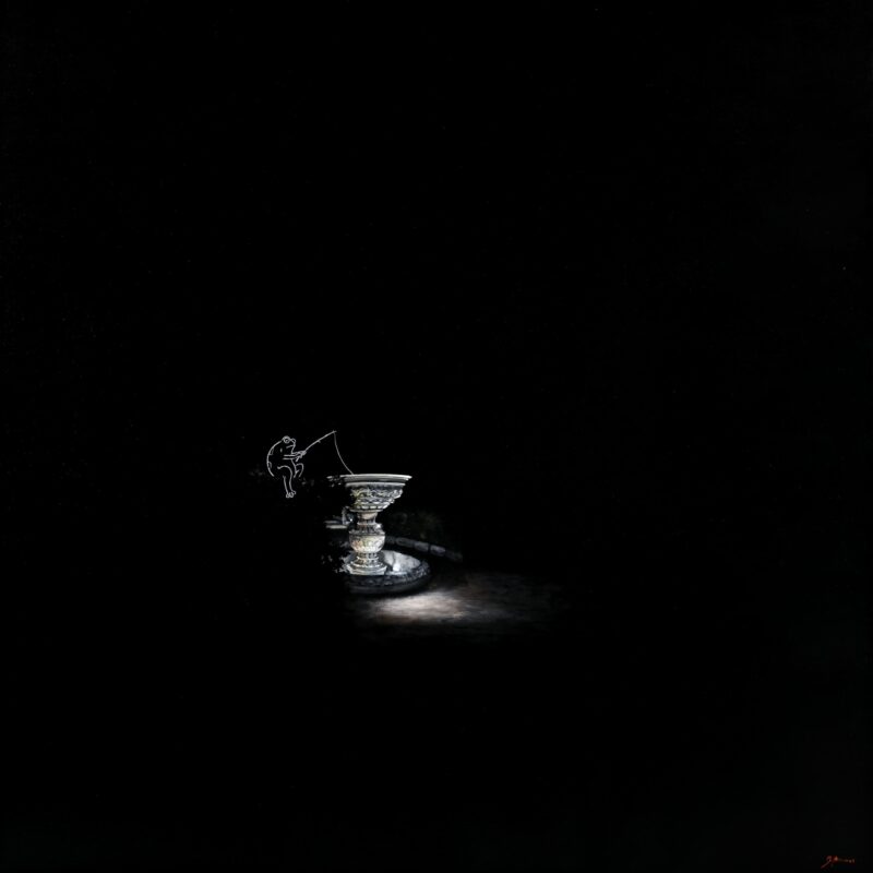 Titolo: La rana pescatrice € 1.200,00 Categoria: Arte, Pitture