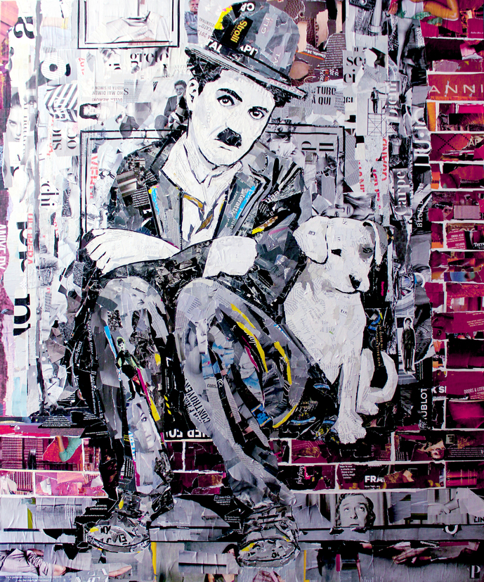 Titolo: Charlie Chaplin e il cane € 1.830,00 Categoria: Arte, Varie